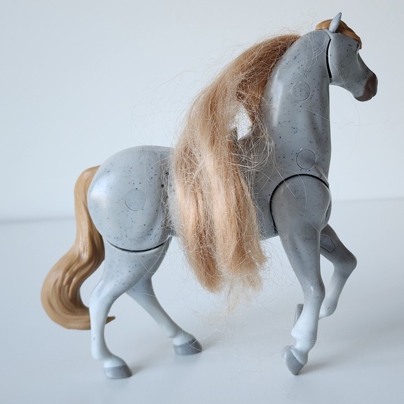SPIRIT Horse Riding Free Sounds & Action Hacheta Gray Grey Brushable Hair Figure - Picture 5 of 11